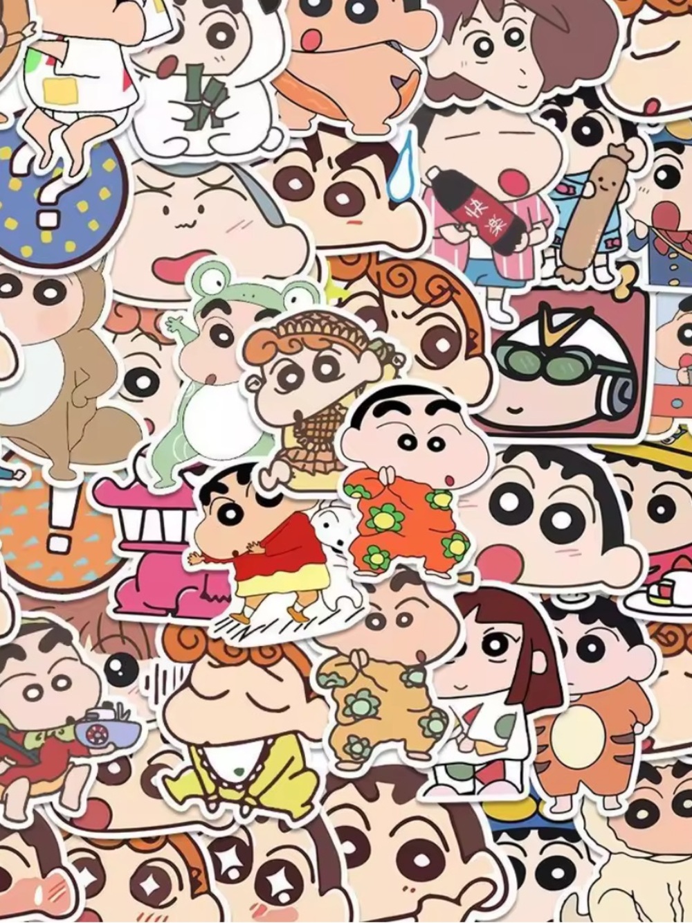 CRAYON SHIN-CHAN Anime Stickers, pack of 50